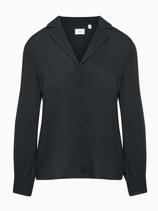 Aritzia Tops - NWOT Aritzia Wilfred Tulum Crepe Blouse - Black Size S